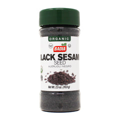 Badia Organic Black Sesame Seeds bottle ready for fresh cooking and quick garnish.