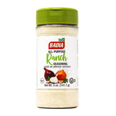 Badia Ranch Seasoning Powder jar enhances meats and vegetables with versatile flavor.