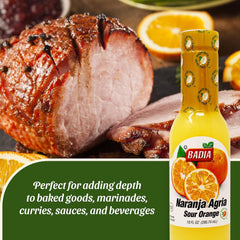 Badia Sour Orange mojo marinade highlights bright citrus and tenderizing potential.