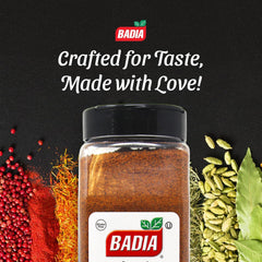 Badia spice cabinet with allspice pack highlighting Caribbean-inspired seasoning