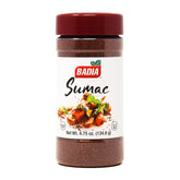 Badia Sumac Spice bottle pouring to evoke bright citrus flavor enhancement