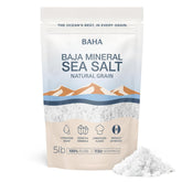 BAHA Sea Salt mineral crystals for gourmet finishing.