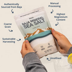 BAHA Sea Salt origin from the Sea of Cortez and Colorado River