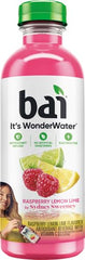 Bai Rio Raspberry Tea glass presentation emphasizes crisp Raspberry-infused flavor for on-the-go
