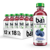 Bai Brasilia Blueberry bottle with bold flavor and no artificial sweeteners.