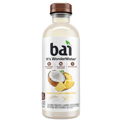 Bai Cocofusions Puna Coconut Pineapple bottle for on-the-go hydration and antioxidant flavor.