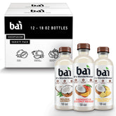 Bai Coconut Variety Pack bottle-front with on-the-go hydration appeal