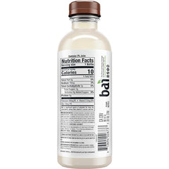 Bai Puna Coconut Pineapple bottle side shows tropical flavor and no artificial sweeteners