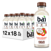 Bai Shala Coconut Strawberry bottle shows tropical flavor and refreshing hydration.