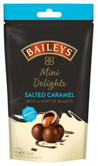 Baileys Chocolate Mini Delights salted caramel pouch for on-the-go indulgence