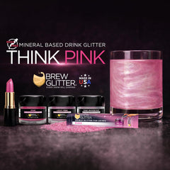 Bakell Brew Glitter pink drink swirl adds vibrant color to cocktails.