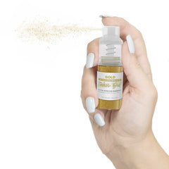 Bakell Gold Tinker Dust color range showcases vibrant hues for cakes.