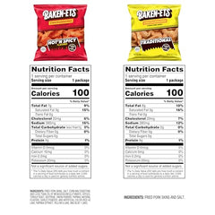 Baken-Ets hot spicy bag highlights bold heat for flavor-forward snacking.