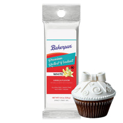 Bakerpan vanilla fondant pour for smooth, even cake decoration.
