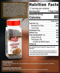 Baker's Choice mini chips as ice cream topping for a rich chocolate drizzle.