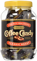 Bali's Best Coffee Candy jar showing bold espresso flavor and on-the-go convenience.