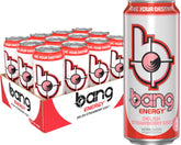Bang Energy Delish Strawberry Kiss can for a refreshing energy boost on the go.