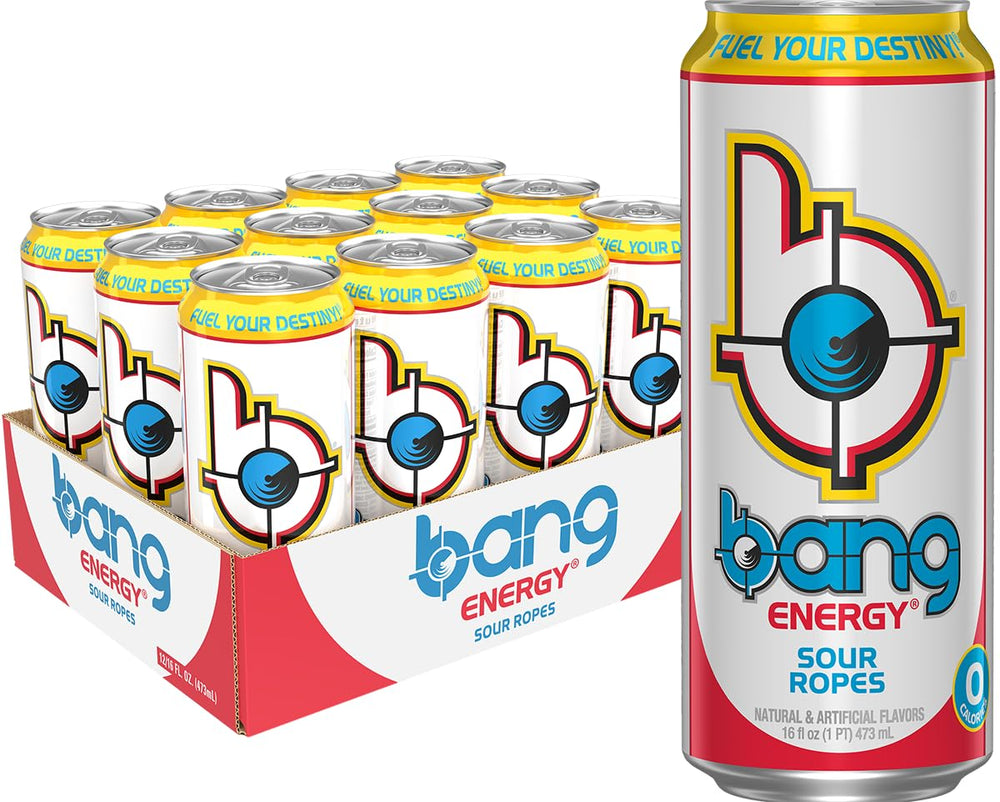 Bang Sour Ropes 16oz can showing bold energy for on the go use.
