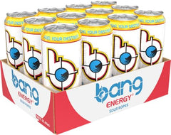 Pouring Bang Sour Ropes reveals a tangy caffeine boost for workouts.