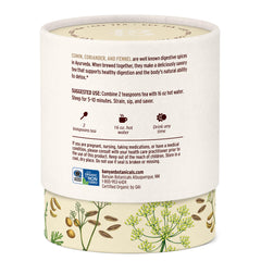 Banyan Botanicals CCF Tea golden brew ideal after meals.