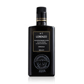 Barbera Lorenzo N°1 olive oil bottle displayed for gourmet cooking and premium flavor.