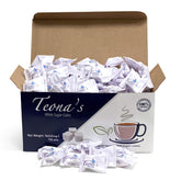 BARBERUPP Teona's 152 white sugar cubes, individually wrapped for café freshness and clean serving.
