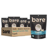 Bare Baked Crunchy Toasted Coconut front bag with real coconut for crave-worthy crunch
