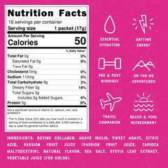 Bare Bones Fruit Punch Elevated Drink Mix packet providing bright taste and portable hydration.