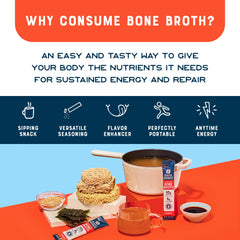 Bare Bones Ramen instant powder dissolving in hot water for a rich broth.