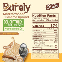 Barely sesame spread on pancakes highlighting keto-friendly sweetness.