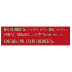 Barilla Al Bronzo Mezzi Rigatoni with textured grooves holding sauce