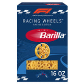 Barilla Mini Wheels pasta box ready for quick weeknight cooking.
