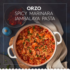 Barilla Orzo in a simmering soup, ready to comfort bowls.