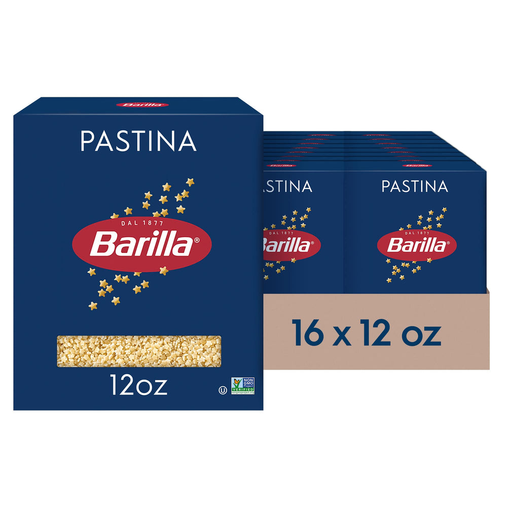 Barilla Pastina pasta stars ready in a box, ideal for kid-friendly meals