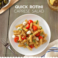 Barilla Ready Pasta Rotini with an al dente bite and texture.