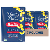 Barilla Ready Pasta elbows pouch for quick, ready-to-eat weeknights.