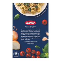 Barilla Snowfall pasta cooking to al dente in seven to eight minutes