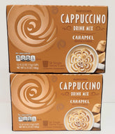 Barissimo Caramel Cappuccino coffee drink mix box for quick, cafelike moments at home.