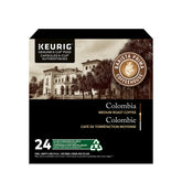 Barista Prima Colombia K-Cups pack front, convenient single-serve coffee.