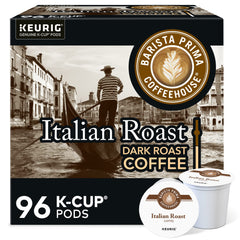 Barista Prima Italian Roast pod close-up highlighting bold flavor potential