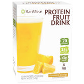BariWise Protein Fruit Drink bottle with pineapple-orange flavor and low sugar.