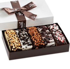 Barnetts Easter 5 chocolate biscotti gift basket featuring artisanal hand-dipped pieces.