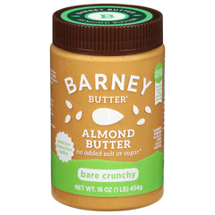 Barney Butter Bare Crunchy jar offers crunchy texture for easy spreading