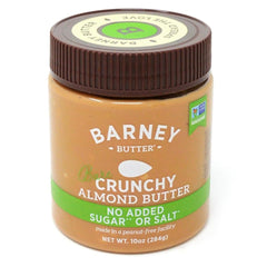 Barney Butter Bare Crunchy jar close-up highlighting texture and no added sugar