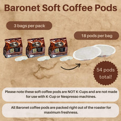 Baronet Pods Senseo-compatible design fits popular machines
