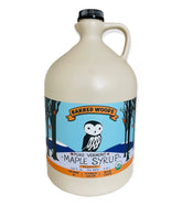 BARRED WOODS Organic Vermont maple syrup in a 1 gallon bottle for everyday use