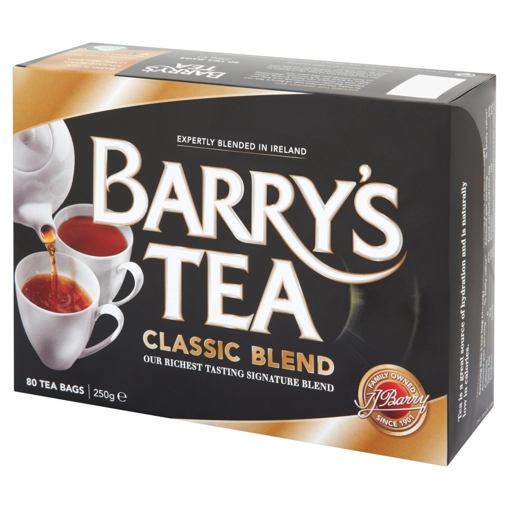 Barry's Tea Classic Blend tea bags ready for a fresh brew