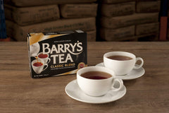Barry's Tea Classic Blend tea leaves close-up showing top-quality ingredients