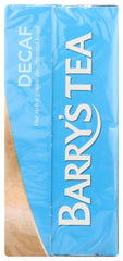 Barry's Tea Decaf tea bags on shelf offer a natural, color-free sipping option.