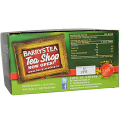 Barry's Tea Irish Breakfast brewed cup showcases a robust aroma and smooth finish.